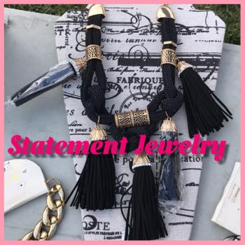 Image of Black and Gold Necklace